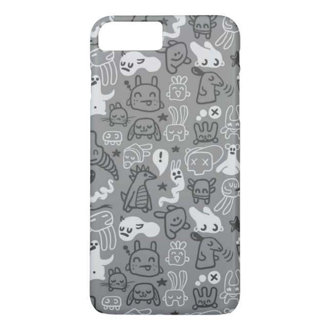 doodles pattern illustration Case-Mate iPhone case (Back)