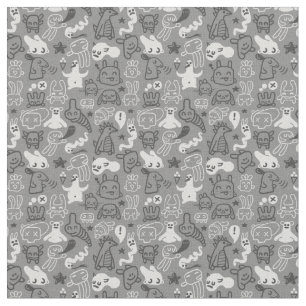 doodles pattern illustration fabric
