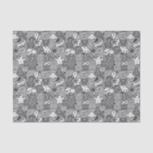 doodles pattern illustration tissue paper