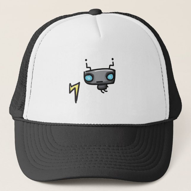 Doodles Robot Trucker Hat (Front)