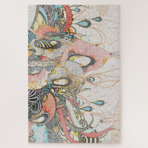 Doodling on the Language of Light Jigsaw Puzzle