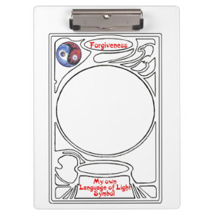 Doodling symbol of Forgiveness Clipboard