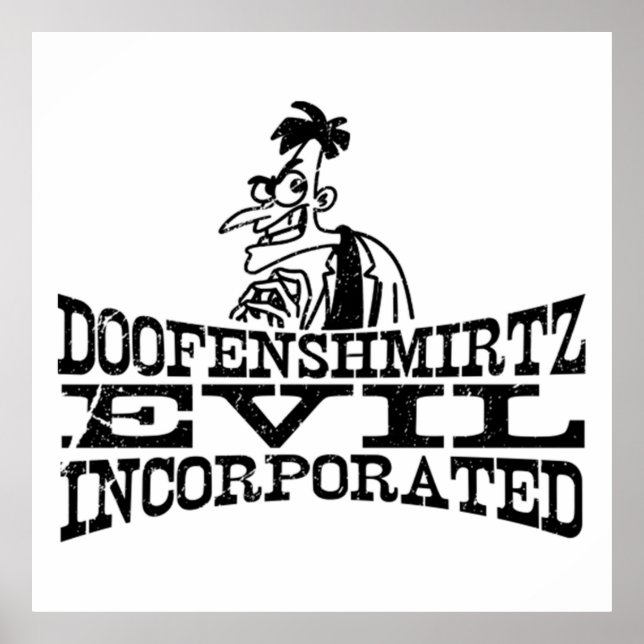 Doofenshmirtz Poster (Front)