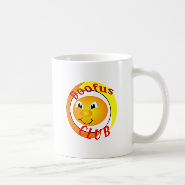 Doofus Club Coffee Mug (Right)