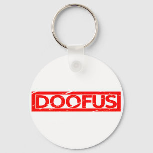 Doofus Stamp Key Ring
