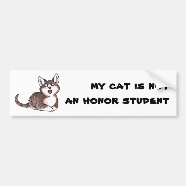 Doofy Cat Bumper Sticker (Front)