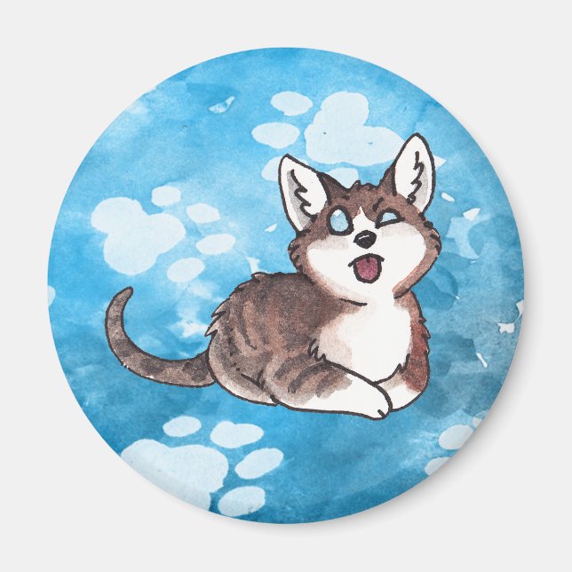 Doofy Cat Magnet (Front)