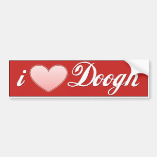 Doogh Golden Letter Yogurt Drink Bumper Sticker