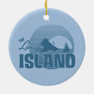 Dookie Island - Blue Ceramic Tree Decoration
