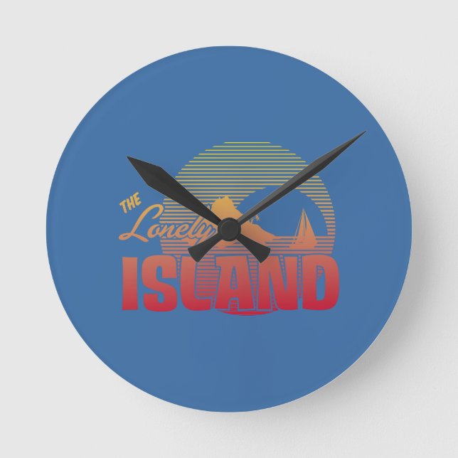 Dookie Island - Colour Round Clock (Front)