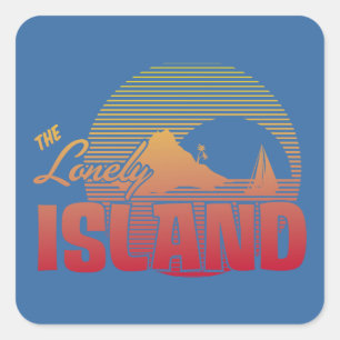 Dookie Island - Colour Square Sticker