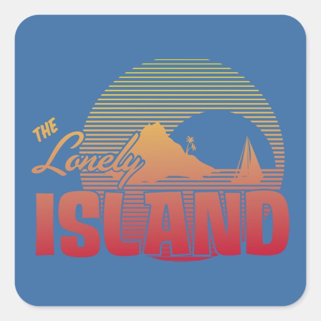 Dookie Island - Colour Square Sticker (Front)