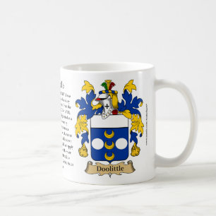 Doolittle, the Origin, the Meaning and the Crest Coffee Mug