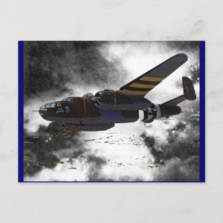 Doolittles Raiders B-25 Postcard