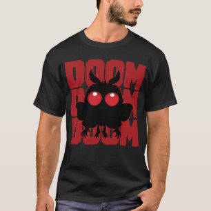 DOOM DOOM DOOM Kawaii Mothman Cryptid T-Shirt