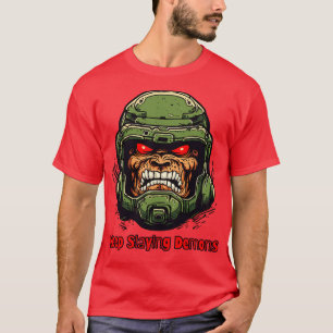 Doom Keep Slaying Demons Guy T-Shirt