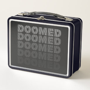 Doomed metal lunch box