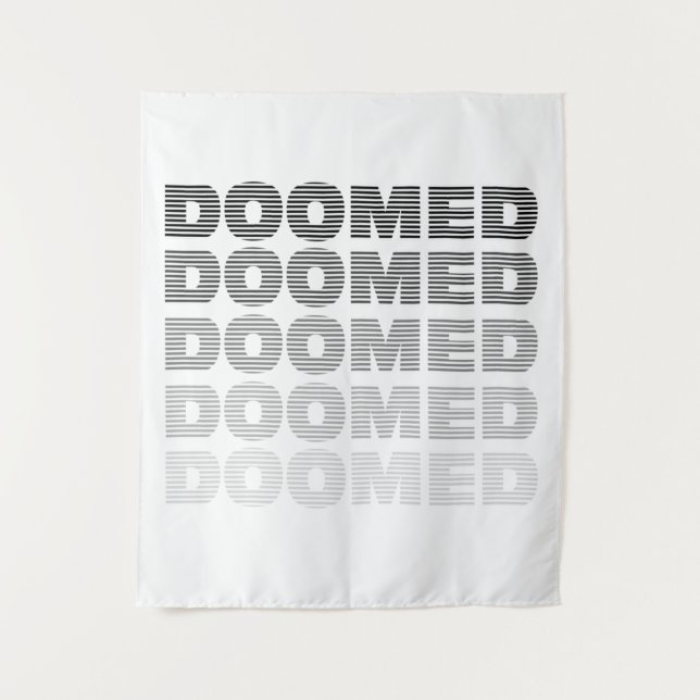 Doomed Throw  Tapestry (Front)