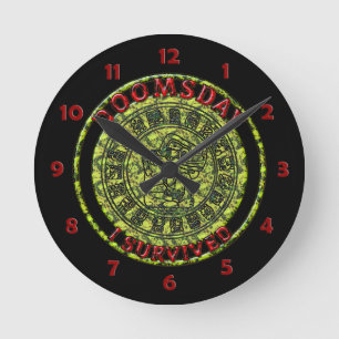 Doomsday - I survived   Maya Prophecy Round Clock