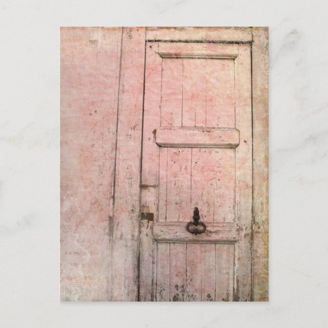 door abstract postcard (Front)