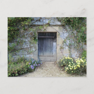 Door at Haddon Hall in Derbyshire Postcard