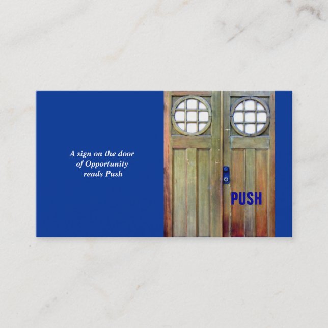 Door Business Card (Front)