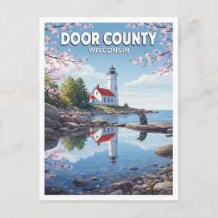 Door County, Wisconsin — Cana Island Lighthouse Postcard