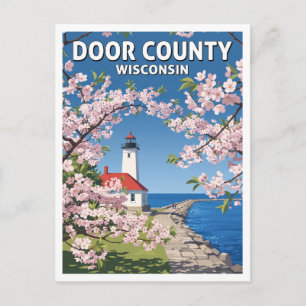 Door County, Wisconsin — Cana Island Lighthouse Postcard