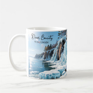 Door County Wisconsin   Frozen Winter   Coffee Mug