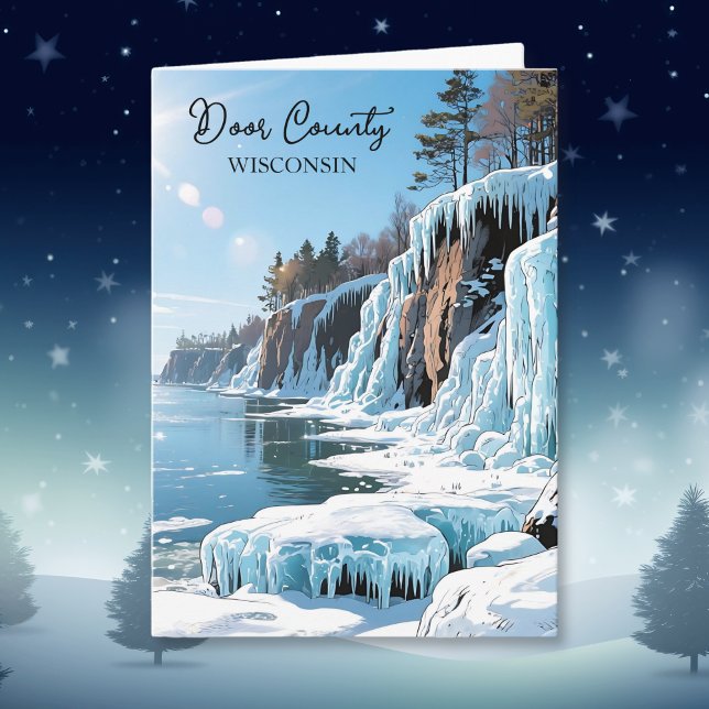 Door County  Wisconsin Winter Poem   Card (Creator Uploaded)