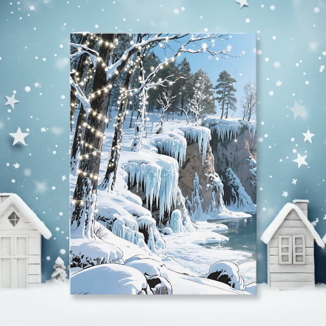 Door County  Wisconsin Winter Poem   Card (Creator Uploaded)