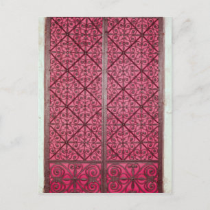 Door from the choir of Rouen Cathedral Postcard