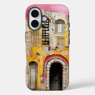 Door Grunge ruin iPhone 16 Case
