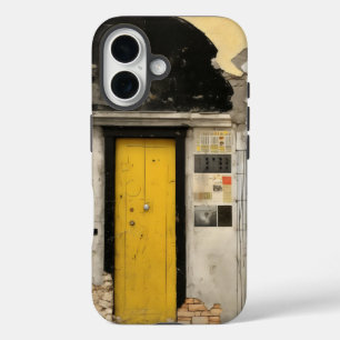 Door Grunge ruin iPhone 16 Case