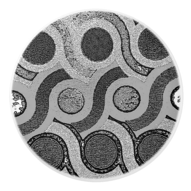 DOOR HANDLE  CERAMIC PULL  (Front)