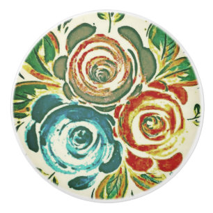 DOOR HANDLE  CERAMIC PULL ART DESIGN  STYLE 
