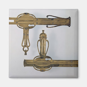 Door handles, 1898-99 magnet