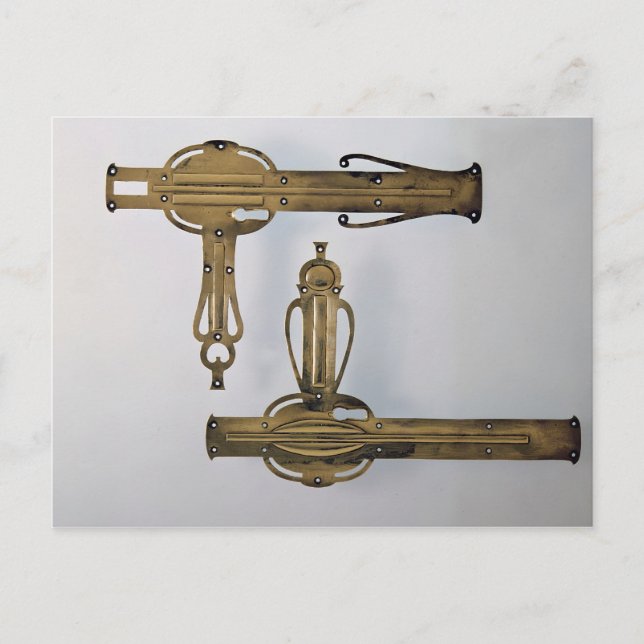 Door handles, 1898-99 postcard (Front)