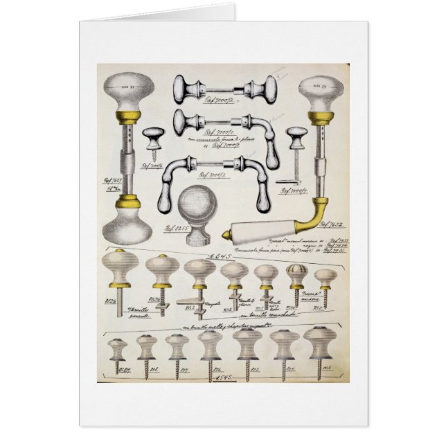 Door handles, from a trade catalogue of domestic g (Front)