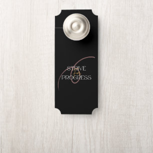 Door Hanger Strive For Progress