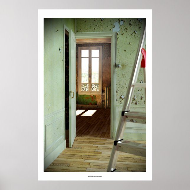 DOOR Homage to Duchamp - Digital Realism Poster (Front)