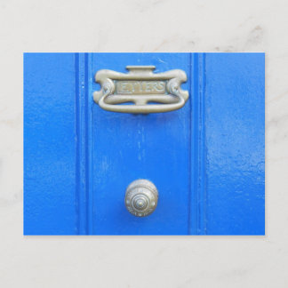 Door knob - Birr, Ireland Postcard