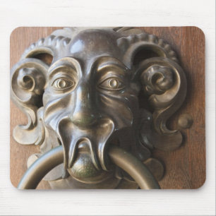 Door knocker at the Neue Residenz Mouse Pad
