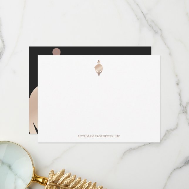 Door Knocker  Card (Front/Back In Situ)