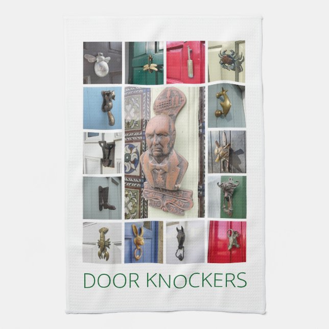 Door Knocker Tea Towel (Vertical)