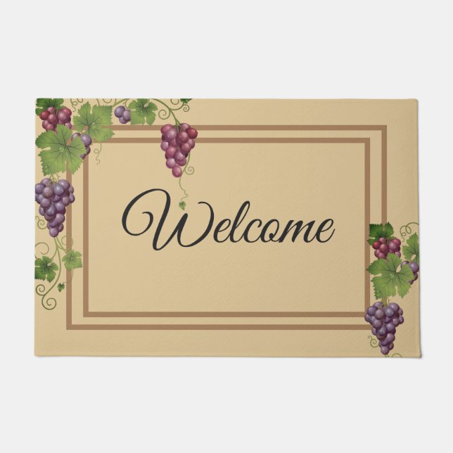 Door Mat-Grapes Doormat (Front)