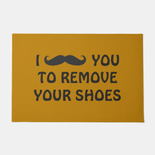 Door Mat - MUSTACHE YOU