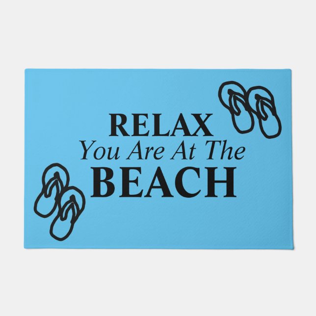 Door Mat Relax at the Beach (Front)