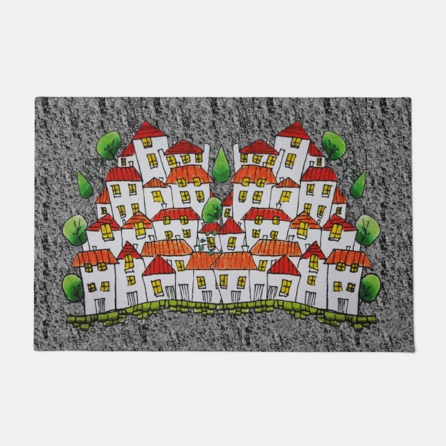 Door mat (Unique Hand-drawn) (Front)