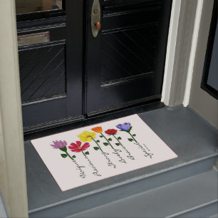 Door Mat - Wildflowers n' Words